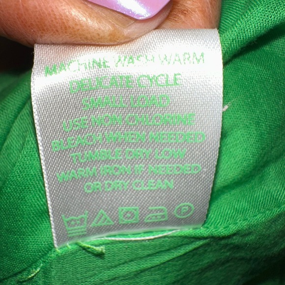 Lilly Pulitzer Jacqueline Paisley Embroidered Green‎ Dress Sleeveless Size 2 - Picture 8 of 11